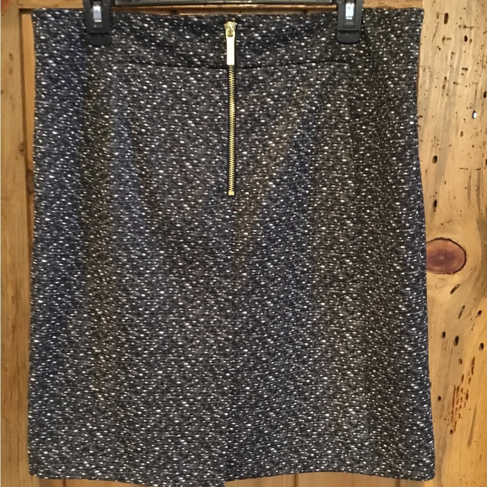 Michael Kors Black and Gray Business Skirt Sz-L